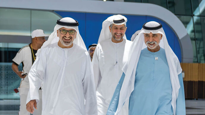 Nahyan bin Mubarak visits Abu Dhabi Summer Sports 2024