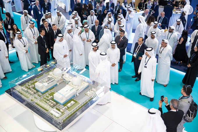 Khalifa bin Tahnoon bin Mohammed attends opening ceremony of World Utilities Congress 2024